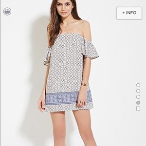 Forever 21 off the shoulder dress
