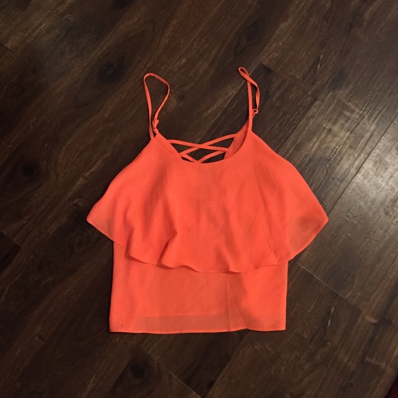 Neon orange/ pink tank top!! - Picture 1 of 2