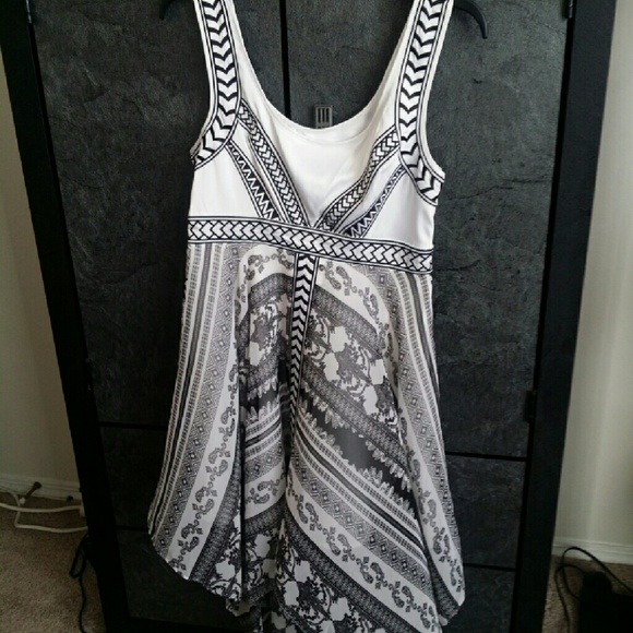 Never worn BEBE handkerchief dress