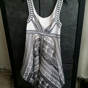 Never worn BEBE handkerchief dress