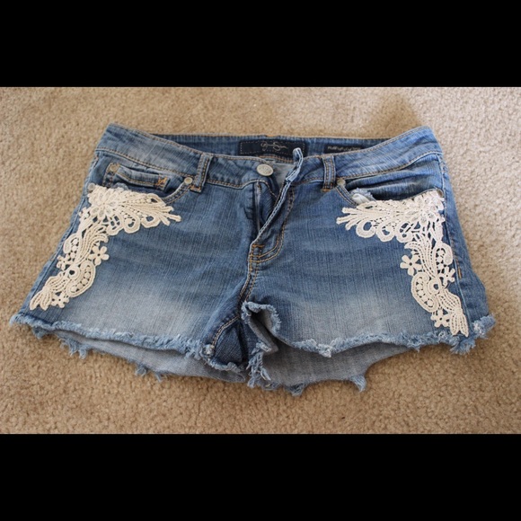 Jessica Simpson Pants - Jessica Simpson Lace Jean Short