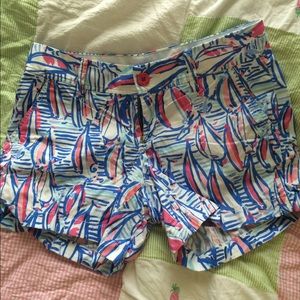 Lilly Pulitzer "You Gotta Regatta" Shorts