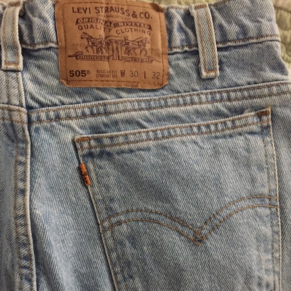 Vintage high waisted Levi's light wash