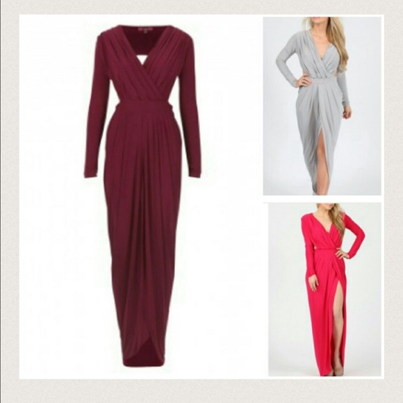 Sexy Plunge, Cut-out dress in Wine, price firm! - Picture 4 of 4