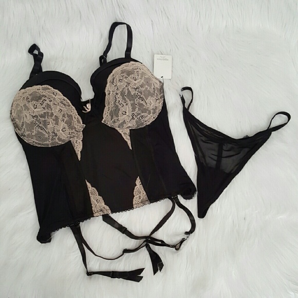 Plus Size Bustier Set