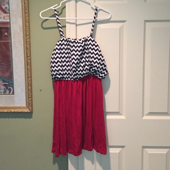 Red white and blue sundress - Picture 1 of 2