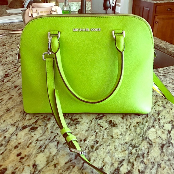 Michael Kors purse lime green