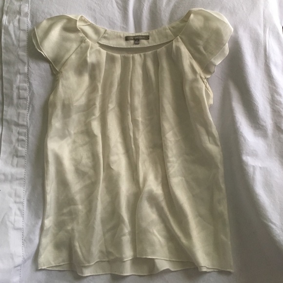 Cream Flowy Top