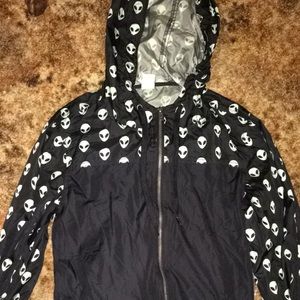❌SOLD❌ 👽 alien windbreaker jacket ✨👽