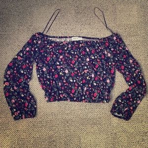 🌺🌻H&M Floral Scoop Neck Summer Top