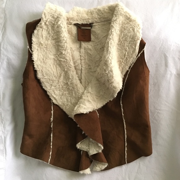 Topshop Faux Fur Vest