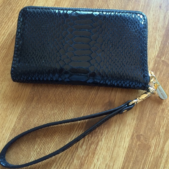 Michael Kors Python Leather Zip Around Wallet - image 3