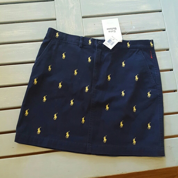 NWT RL Sport Polo Mini Skirt