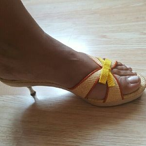 Prada Woven Slip Ons - worn once!!