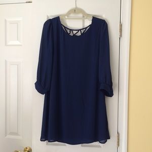 Blue Shift Dress