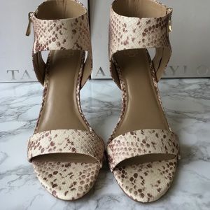 Ann Taylor Juliet Python Cutout Sandal