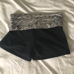 PINK yoga shorts