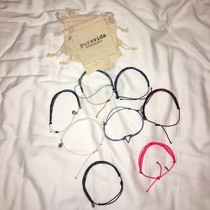 8 pack of puravida bracelets