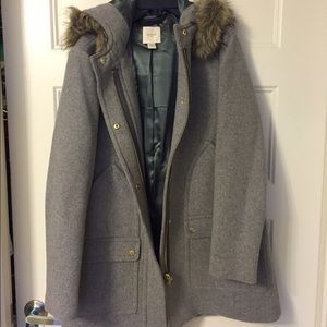 J crew wool duffle coat