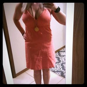 Peach sundress