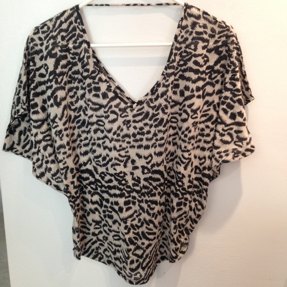Leopard print Express top - Picture 1 of 2