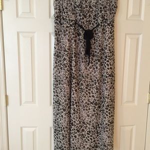 Strapless maxi dress by Lane Bryant