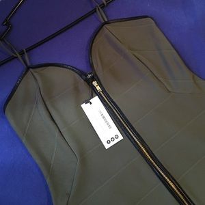 Boohoo bandage midi dress