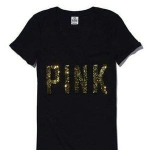 Victoria's Secret PINK Sequin Tee