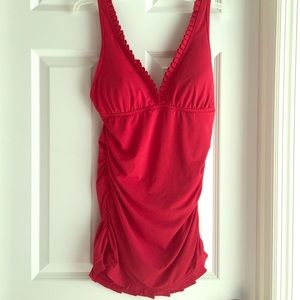 ON HOLD Red One Piece Swimdress