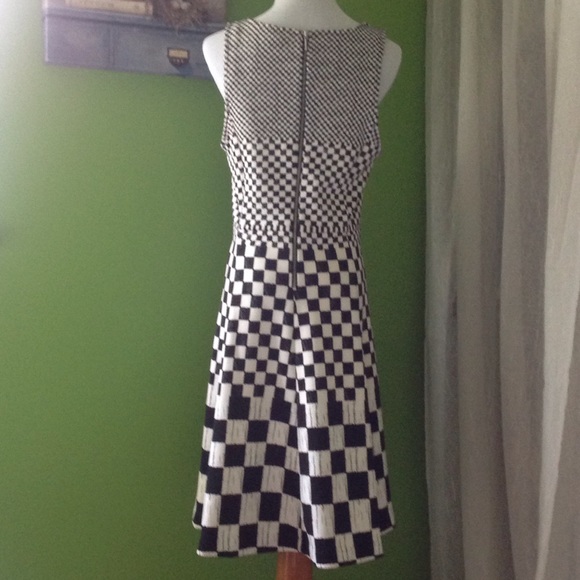 Black and white checked dress. - Picture 2 of 2