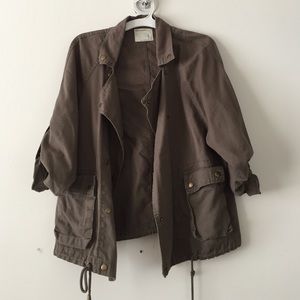 Green/Grey Utility Jacket (Medium)