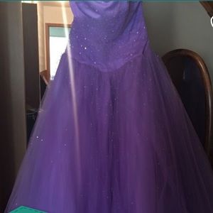 Purple prom dress