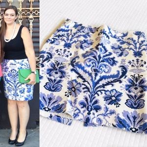 Ikat pencil skirt with pockets!