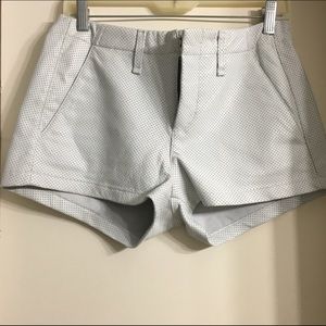 Genuine leather shorts