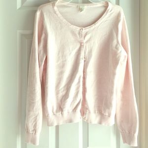 H&M Pale Pink Cardigan