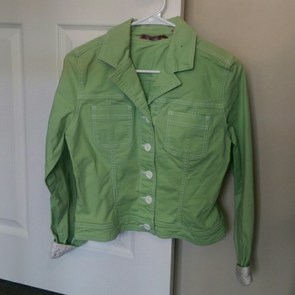 Lime green vest