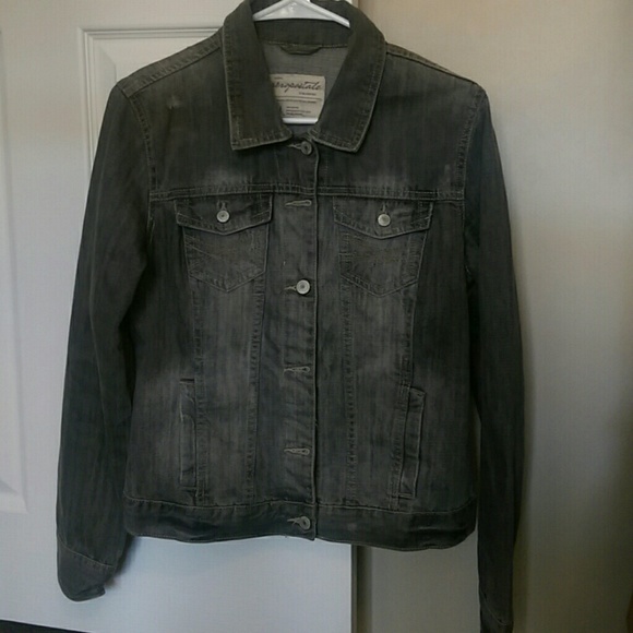 Gray jean jacket