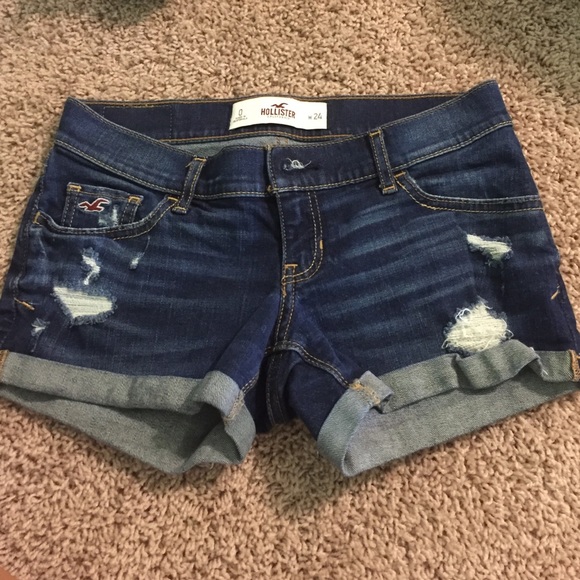 Hollister jean shorts