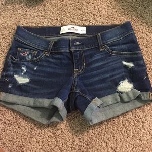 Hollister jean shorts