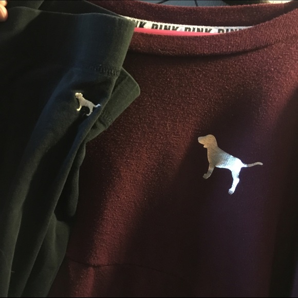 PINK Victoria's Secret Tops - Crew and Leggings from Victoria Secret (Pink)