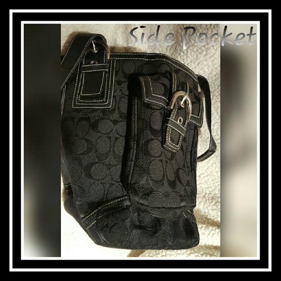 Coach Womens Large Black Bag~Black~🎁🎄Christmas Present🎄🎁 - Picture 3 of 4