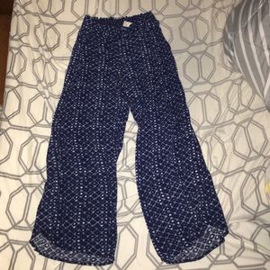Blue Patternized Lounge Pants