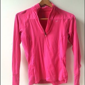 Pink Nike dry-fit top