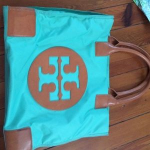 Tory burch Aqua tote