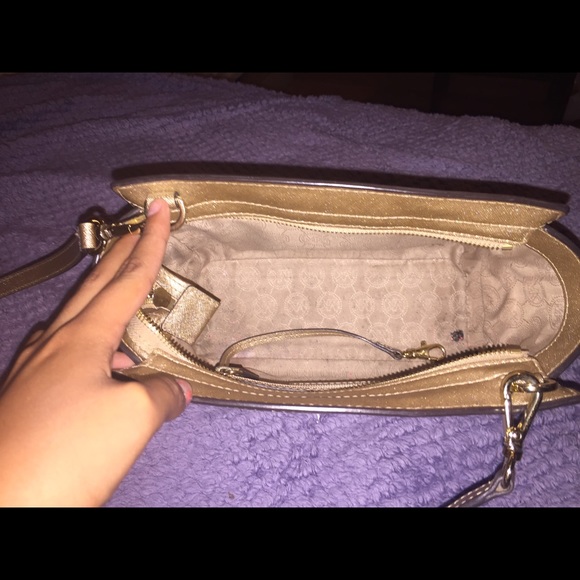 Authentic MK Gold Crossbody - Picture 3 of 3