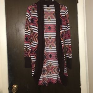 Maxi Tribal Pattern Sweater