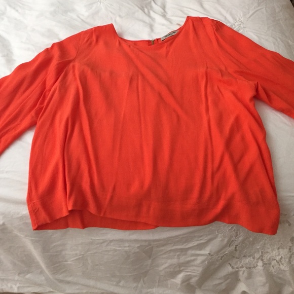 Flowy silk top