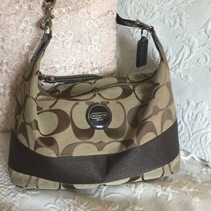 Coach hobo style handbag-in excellent condition.