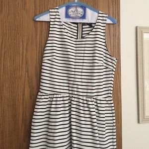 J. Crew nautical stripped dress.