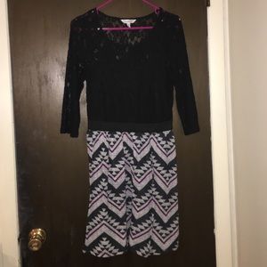 Lace and Pattern Dress